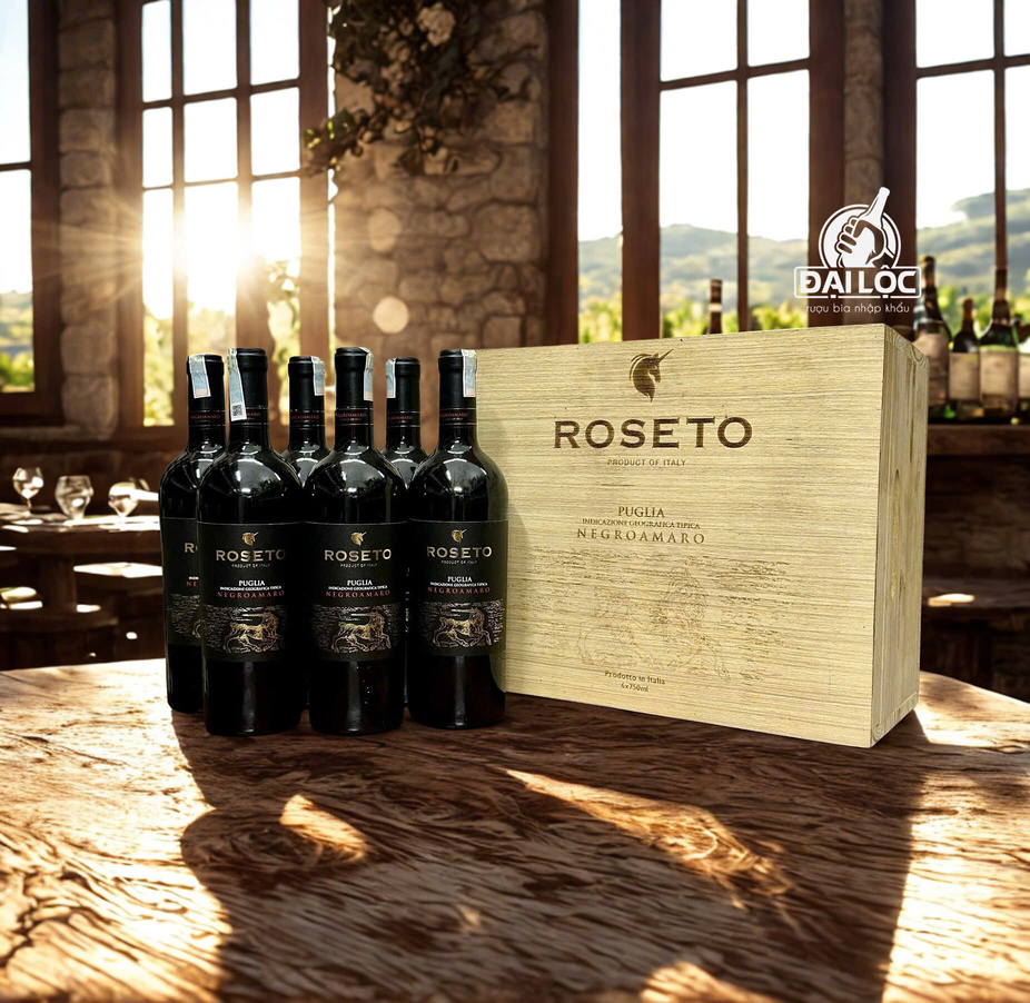 Rượu vang Roseto Negroamaro tại Shop Đại Lộc 39 Hoa Cúc Phú Nhuận