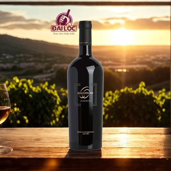 Rượu Vang Ý 60 Sessantanni Limited Edition 2017 Primitivo 15,5%