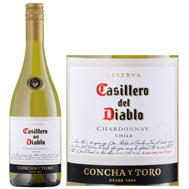 Một chai vang trắng của Chile