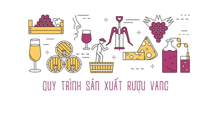 Quy trình sản xuất rượu vang