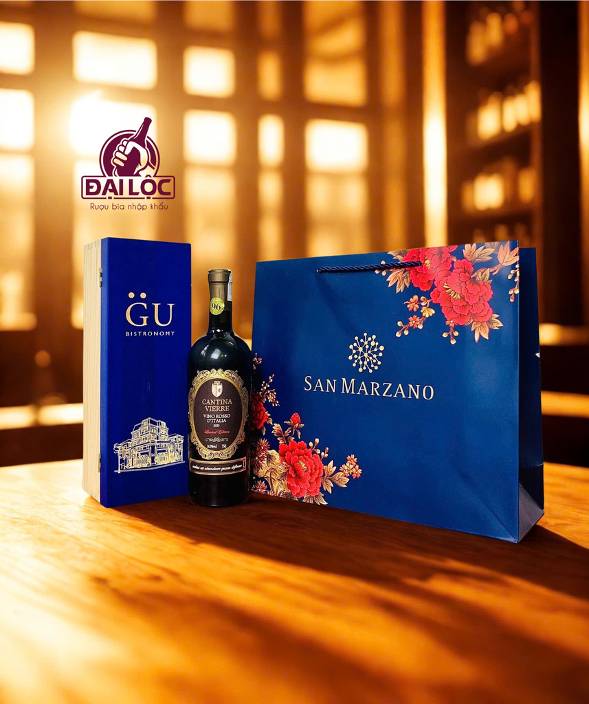 Rượu Vang Ý Cantina Vierre Vino Rosso 2021 14.5% - Chai 750ml