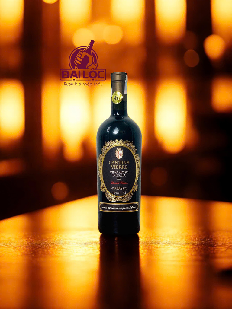 Rượu Vang Ý Cantina Vierre Vino Rosso 2021 14.5% - Chai 750ml