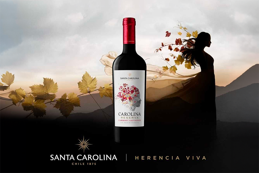 Rượu vang Chile Carolina Reserva Cabernet Sauvignon 13,5% 2021 Santa Carolina Reserva Cabernet Sauvignon