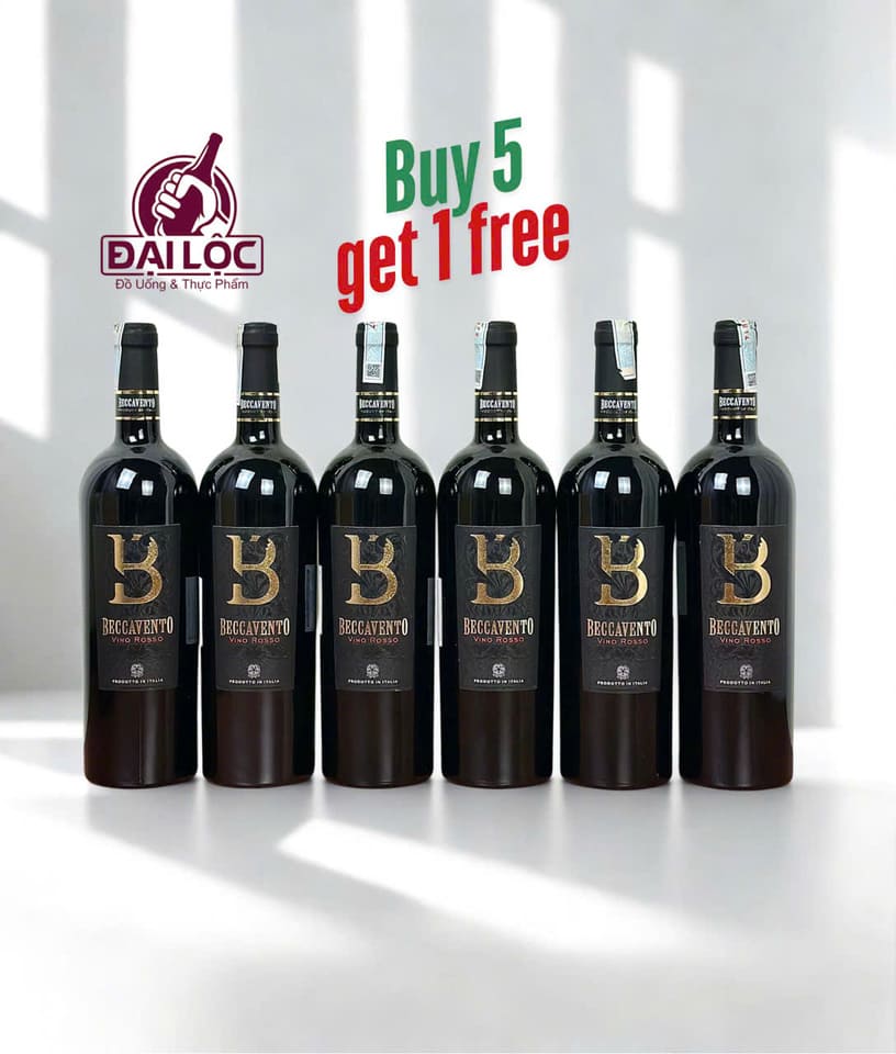 BECCAVENTO VINO ROSSO 15% – KIỆT TÁC VANG ĐỎ ĐẬM ĐÀ TỪ MIỀN NAM NƯỚC Ý Beccavento Vino Rosso vang Ý