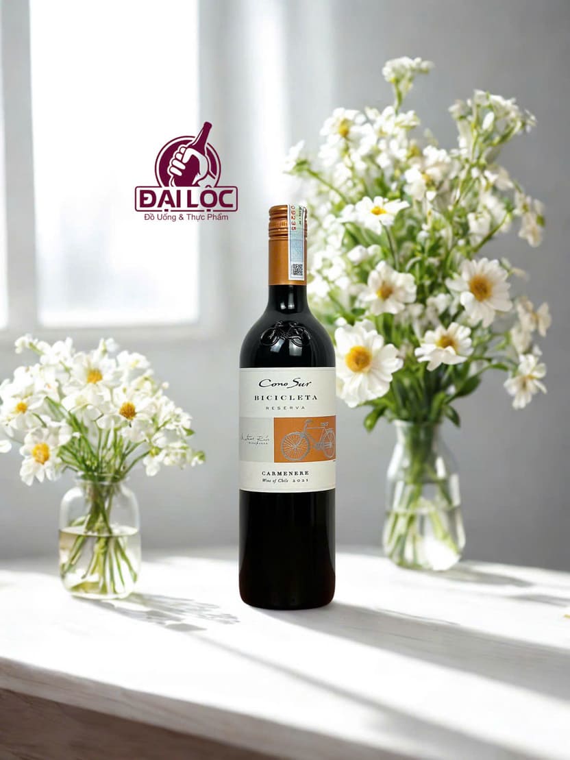 Rượu Vang Cono Sur Bicicleta Reserva Carmenere 13% 750ml Bicicleta Reserva Carmenere vang chile