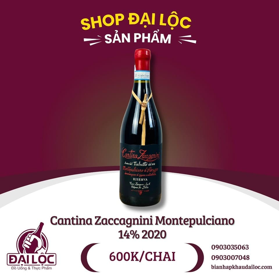 Vang Y Cantina Zaccagnini Montepulciano d’Abruzzo Riserva