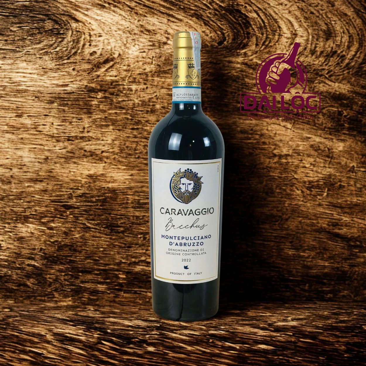 RƯỢU VANG Ý CARAVAGGIO MONTEPULCIANO D'ABRUZZO 2022 14% Caravaggio Montepulciano