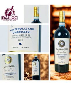 Alternative view of RƯỢU VANG Ý CARAVAGGIO MONTEPULCIANO D'ABRUZZO 2022 14%