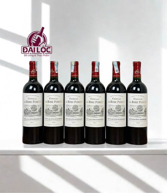 RƯỢU VANG PHÁP CHÂTEAU LA ROSE PONCET 2022 15% BORDEAUX