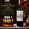 RƯỢU VANG PHÁP CHÂTEAU LA ROSE PONCET 2022 15% BORDEAUX