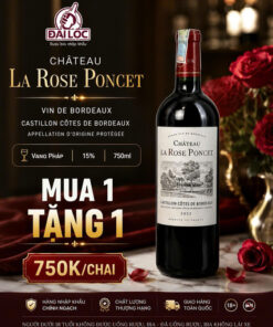 RƯỢU VANG PHÁP CHÂTEAU LA ROSE PONCET 2022 15% BORDEAUX