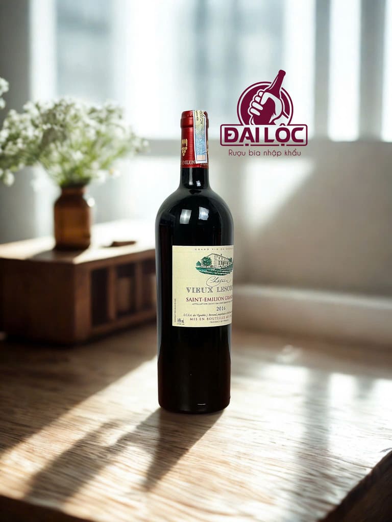 Rượu Vang Pháp Château Vieux Lescours 14% Saint-Émilion Gran Cru 2016 Château Vieux Lescours 14% 2016 chụp đứng