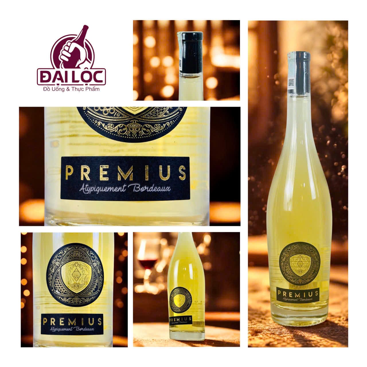 Vang Trắng Premius Bordeaux Blanc 2022 – Hương Vị Tươi Mát và Thanh Lịch Từ Vùng Bordeaux Premius Bordeaux Blanc 2022