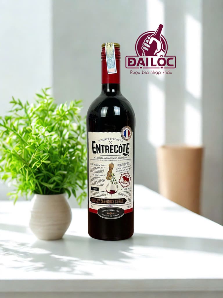 Vang Pháp Entre Cotes Chụp thẳng