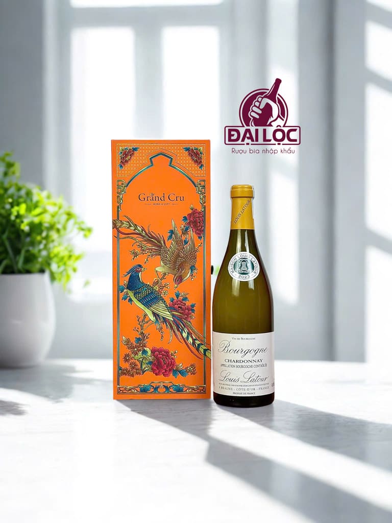 🇫🇷 Vang Pháp Trắng Louis Latour Bourgogne Chardonnay 2023 13% AOC Louis Latour Bourgogne Chardonnay 2023 13%