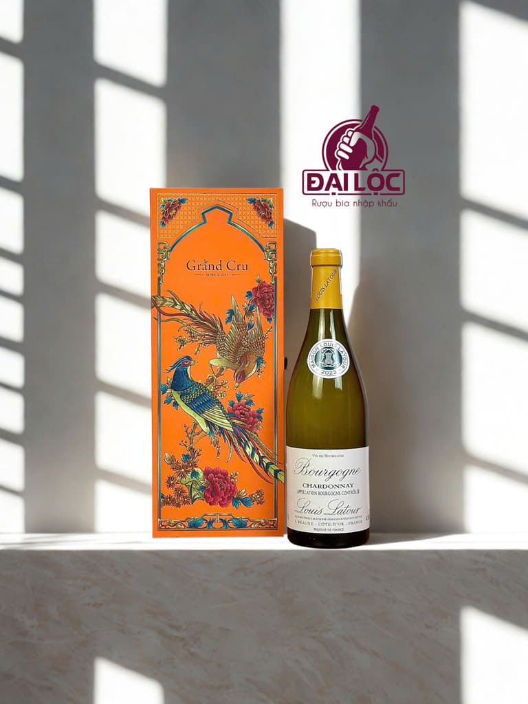 🇫🇷 Vang Pháp Trắng Louis Latour Bourgogne Chardonnay 2023 13% AOC Louis Latour Bourgogne Chardonnay 2023