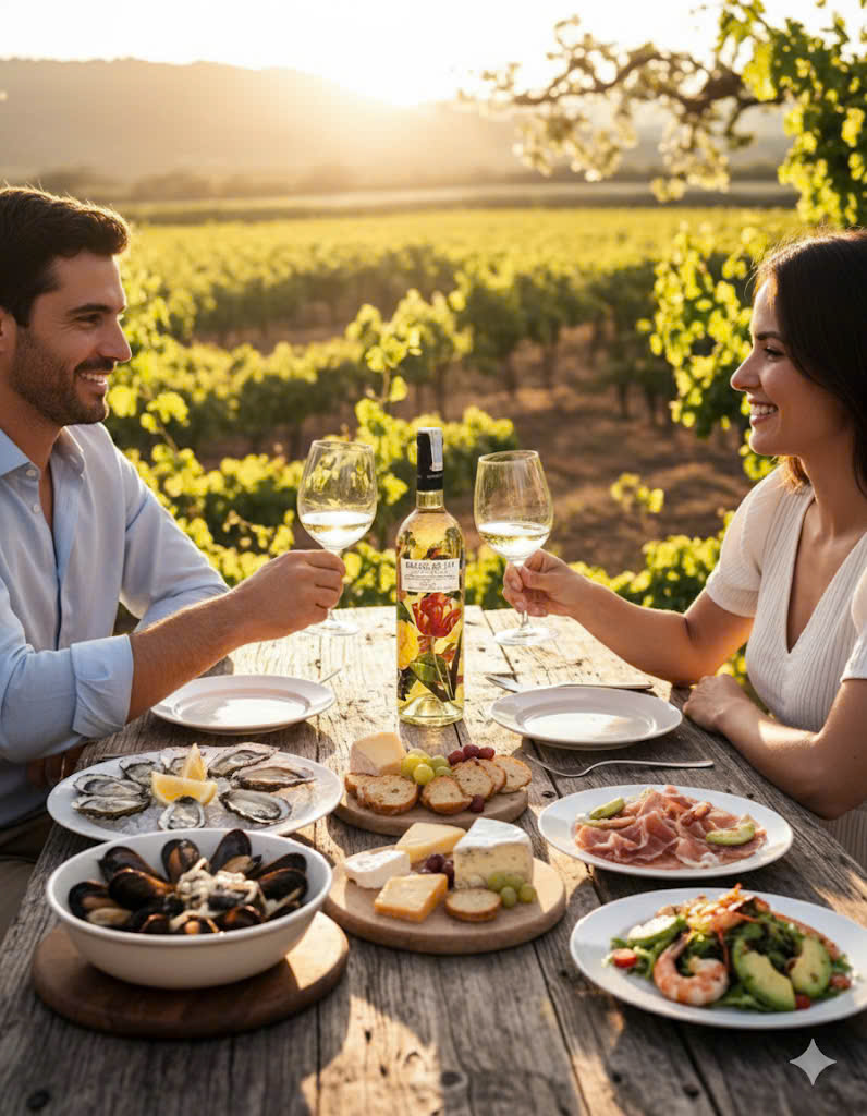 Rượu Vang Trắng Tây Ban Nha Baron de Ley Semi Dulce DOCa Rioja 11,5% niên vụ 2023 DOCa Rioja Baron de Ley Semi Dulce 2023