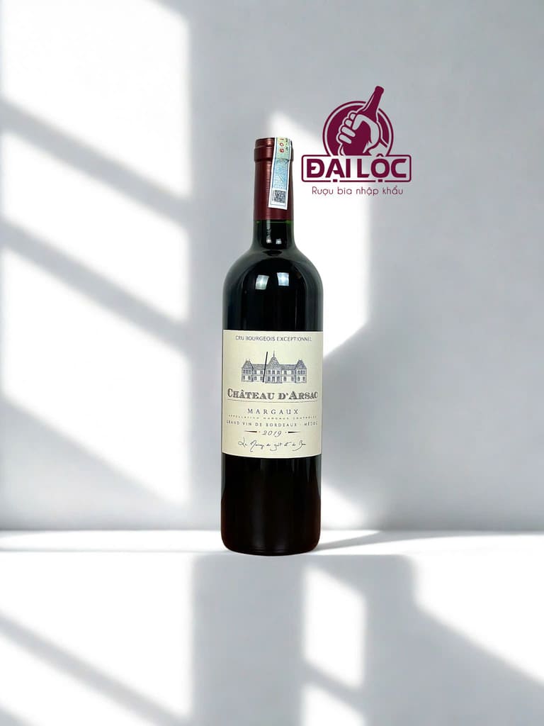 Vang Pháp Château D'Arsac Cru Bourgeois 2019 13,5% Margaux Vùng Đất Danh Giá Vang Pháp Château D'Arsac Cru Bourgeois 2019