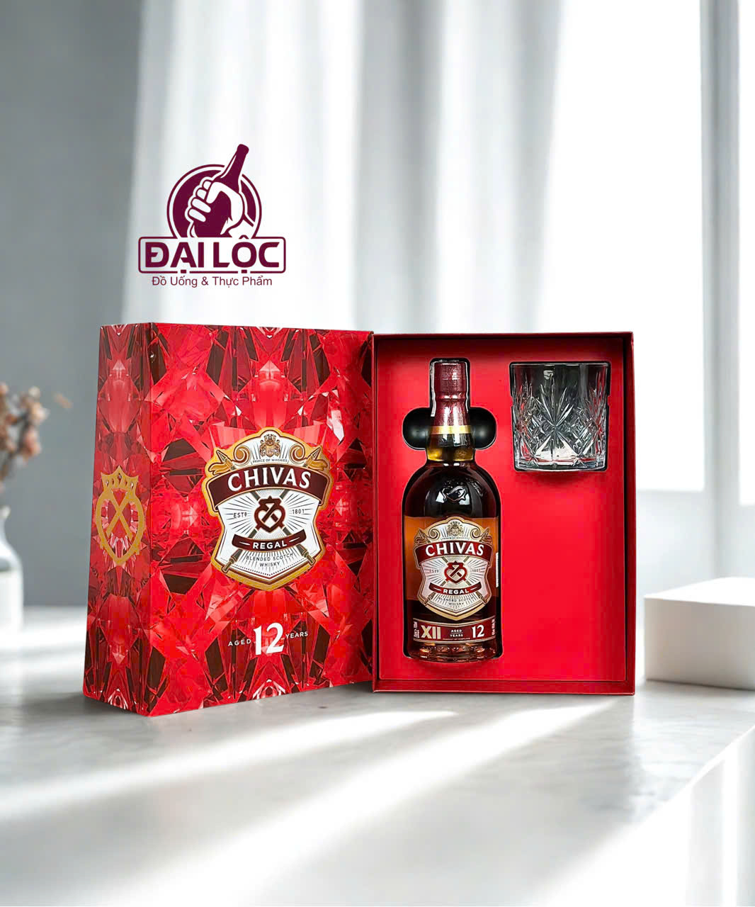 Hộp quà Chivas 12 2026 tại Shop Đại Lộc 