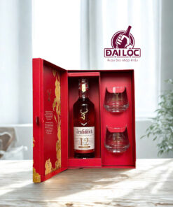 Hộp quà Glenfiddich 12 Sherry Cask 2026 phía trong hộp