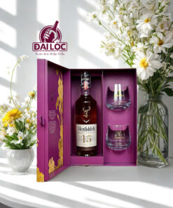 Hộp quà Glenfiddich 15 2026 kèm 2 ly