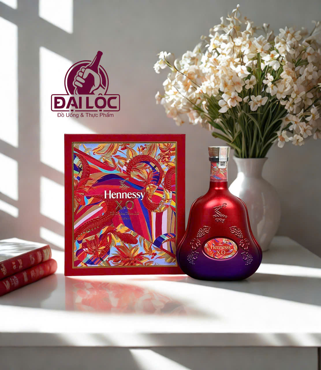 Hộp Quà Hennessy XO Deluxe Đỏ Chính Hãng