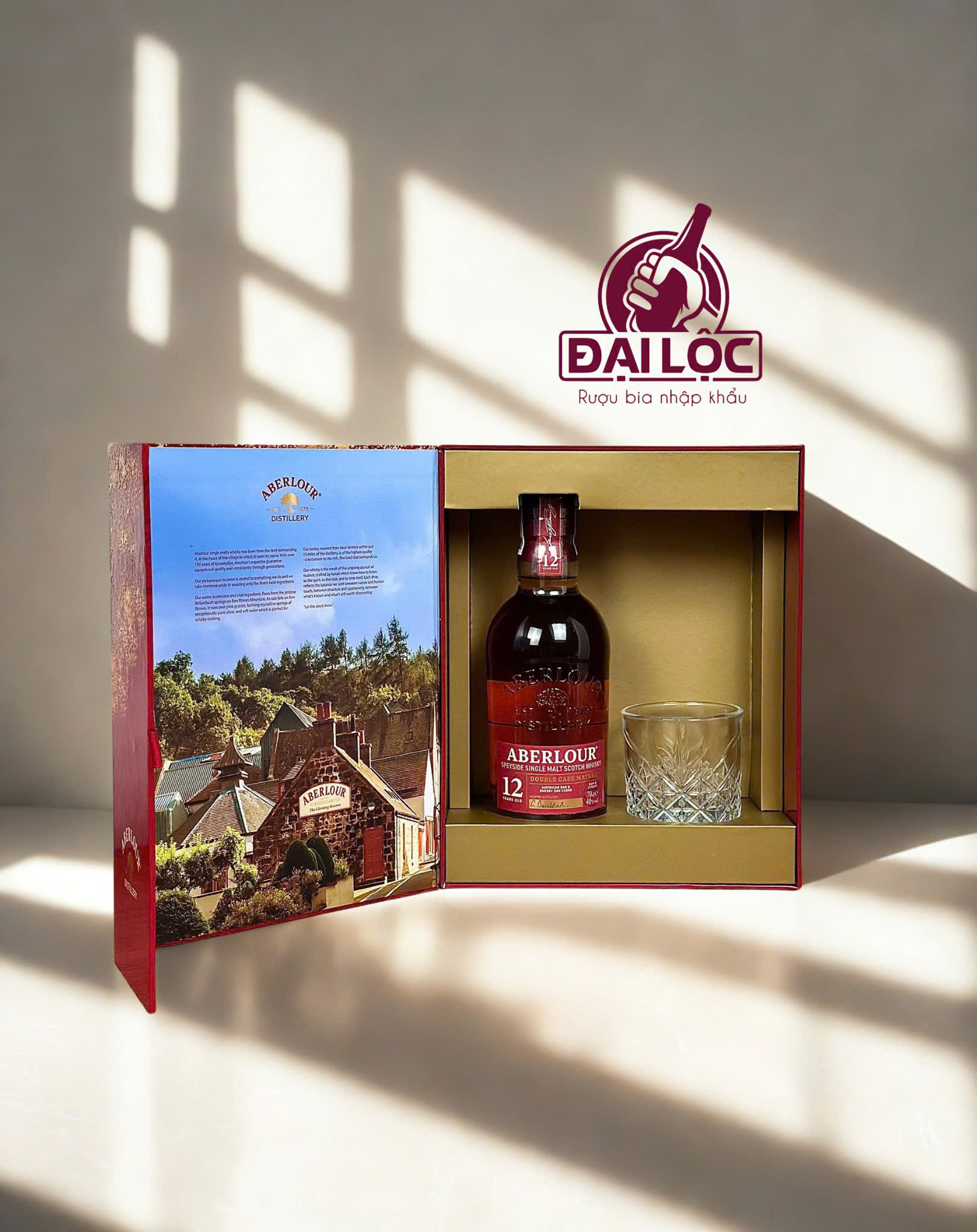 Hộp quà rượu Aberlour 12 tại Shop Đại Lộc