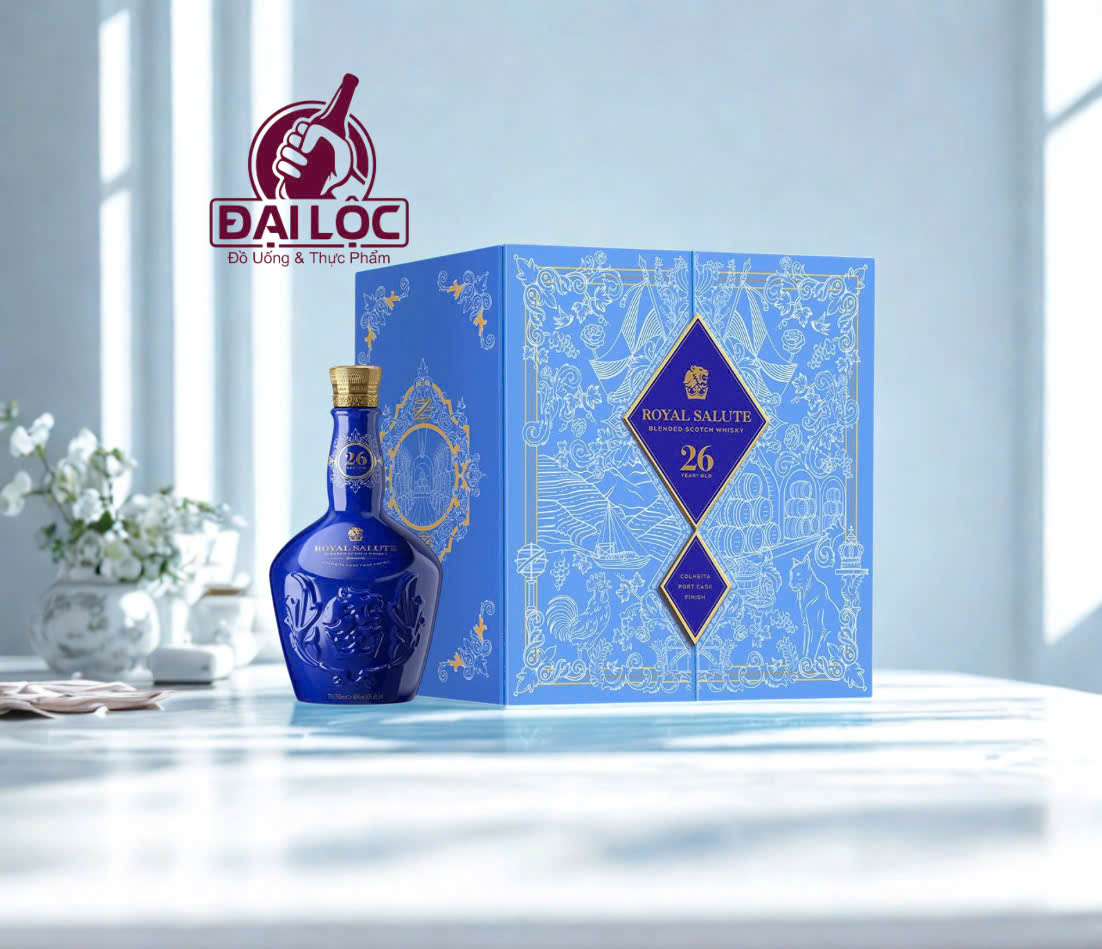 Hộp Quà Chivas 26 (Royal Salute 26 Năm) – Tuyệt Tác Whisky Hoàng Gia Tại Shop Đại Lộc Hộp quà Royal Salute 26 Year Old