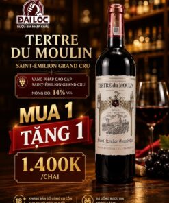 Rượu Vang Tertre Du Moulin Cuvee Millesimee 2020 Saint-Émilion Grand Cru - Mua 1 Tặng 1