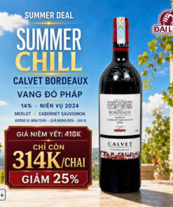 Rượu Vang Pháp Calvet Bordeaux 2024 12,5%