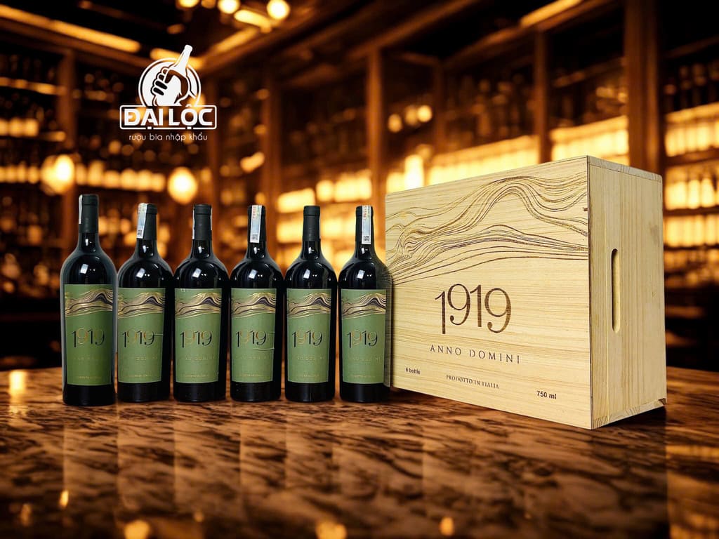 Rượu Vang Ý Anno Domini 1919 Vino Liquoroso 19% Rượu Vang Ý Anno Domini 1919 Vino Liquoroso 19% – Tuyệt Phẩm Primitivo Đậm đà mạnh mẽ