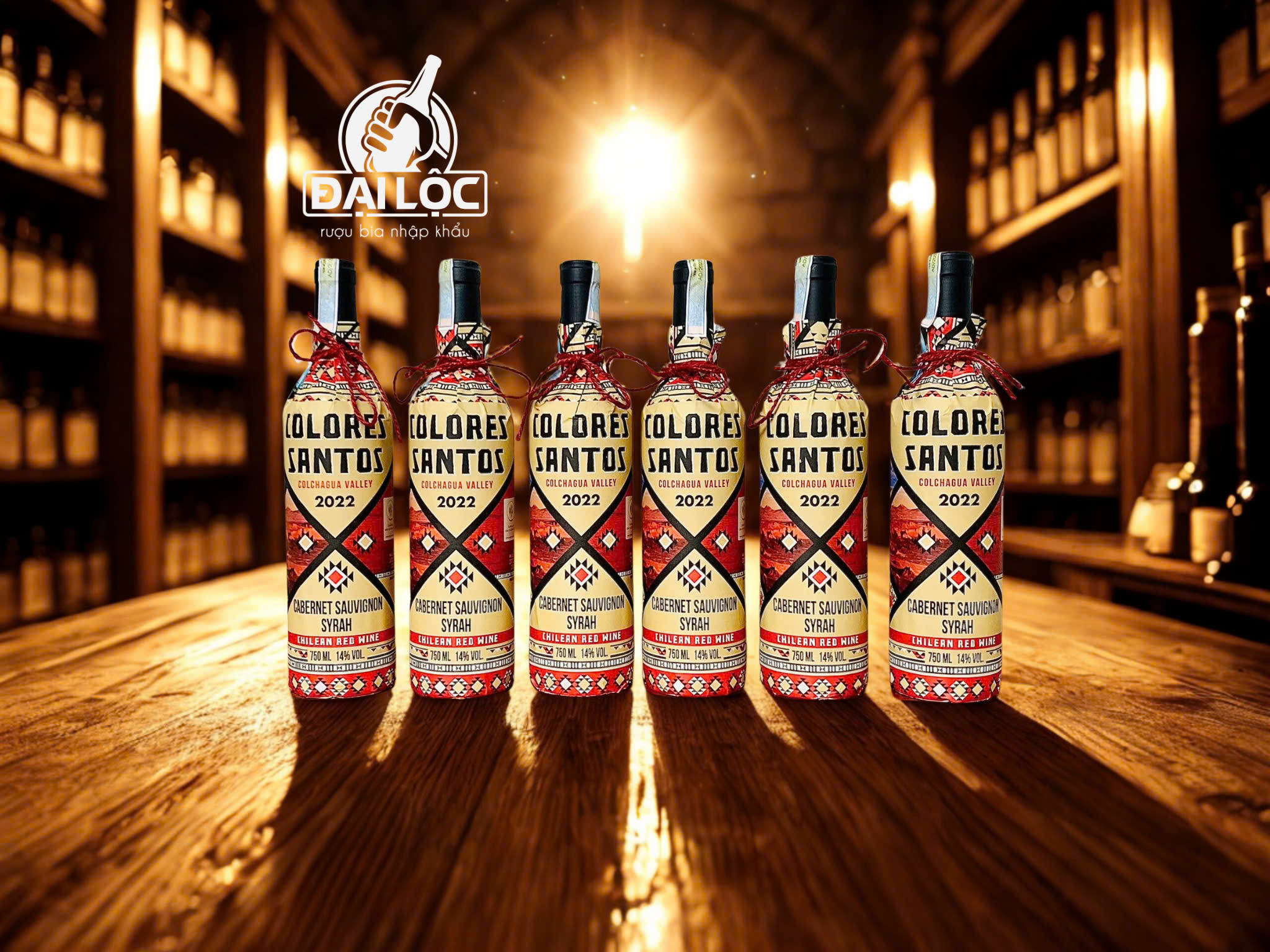 Rượu Vang Chile Colores Santos 14% 750ml Vang Chile Colores Santos tại Shop Đại Lộc