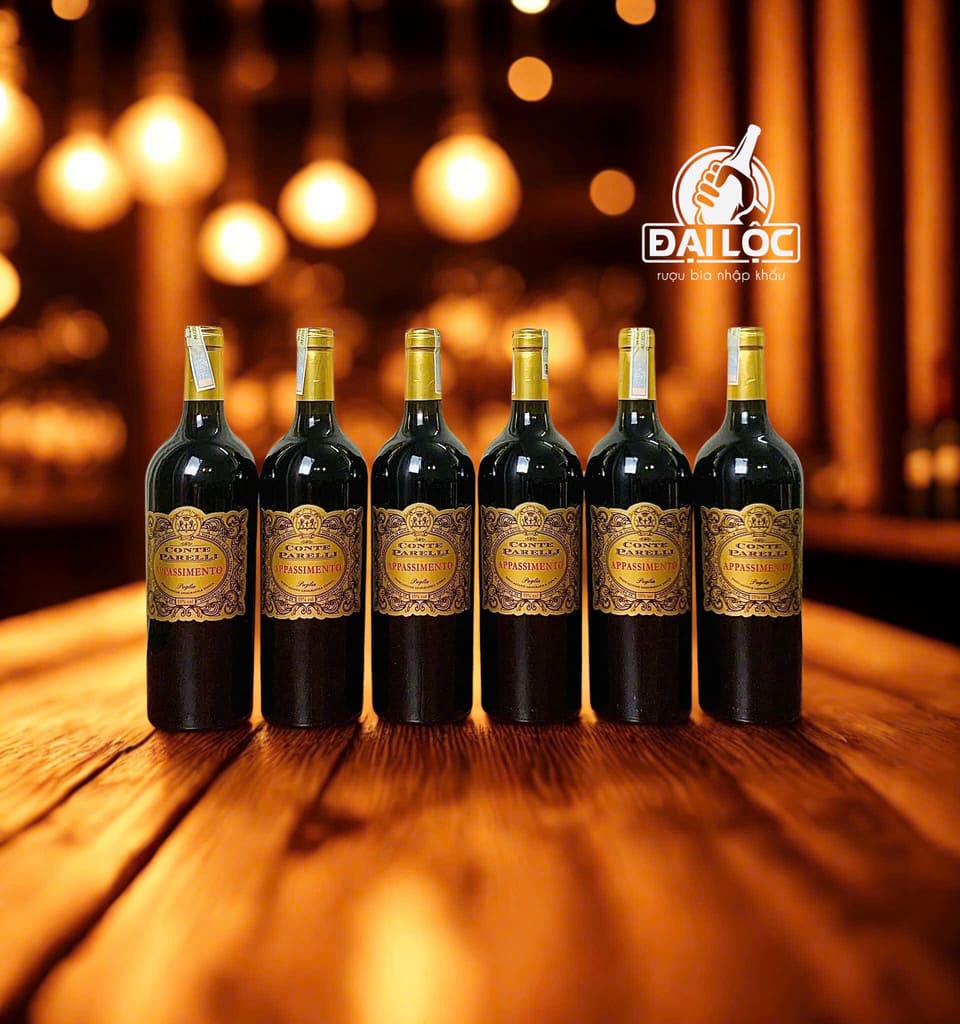 Vang Ý Conte Parelli Appassimento 15% chính hãng