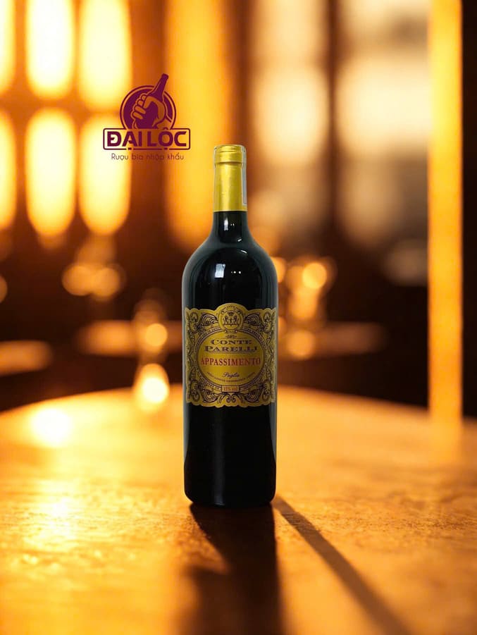 Rượu Vang Ý Conte Parelli Appassimento 15% 