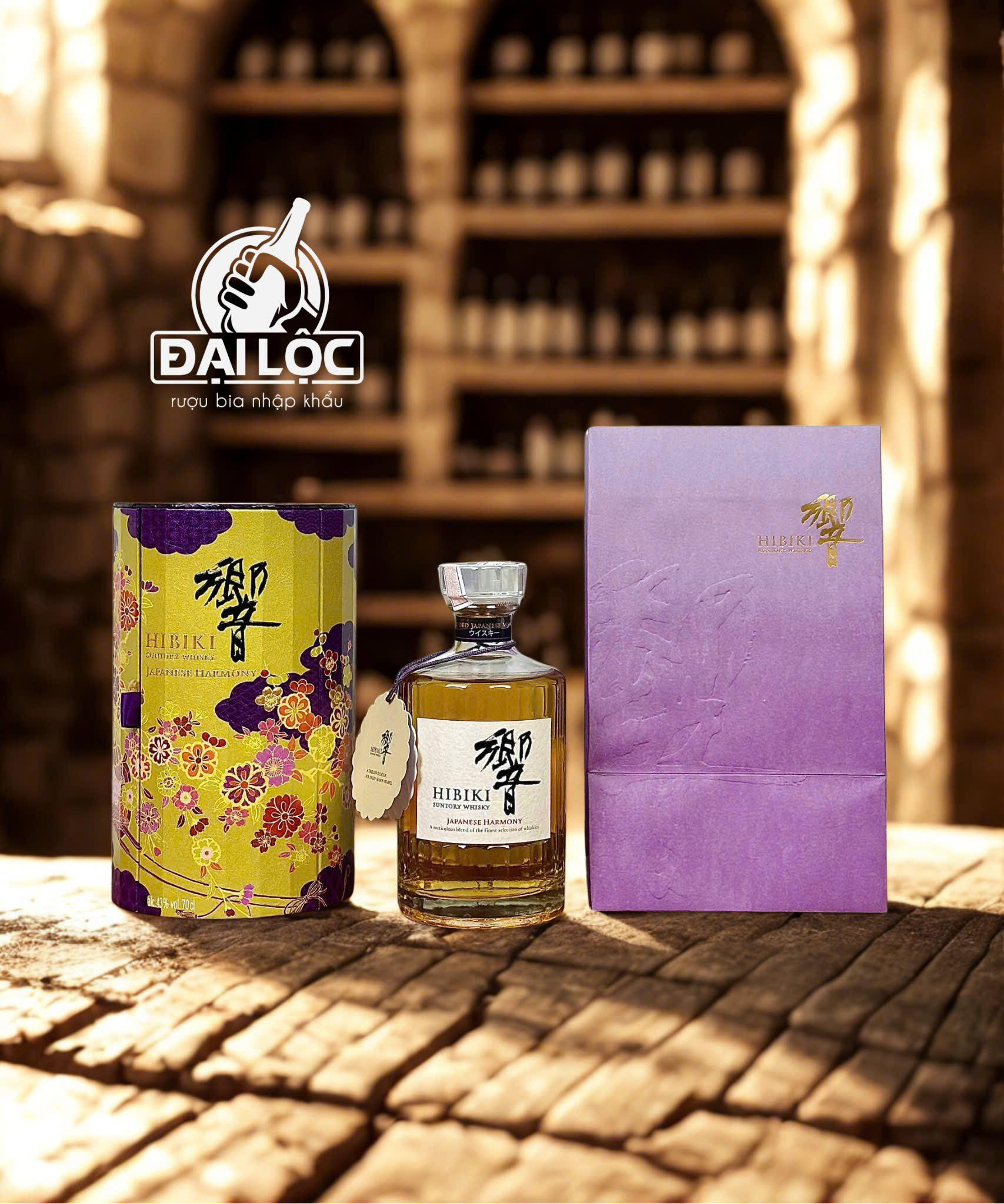 Hộp Quà Rượu Hibiki Japanese Harmony chính hãng tại Shop Đại Lộc