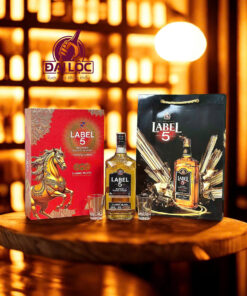 Hộp Quà Rượu Label 5 Classic Black 700ml: Món Quà Sang Trọng, Giá Trị Tại Shop Đại Lộc