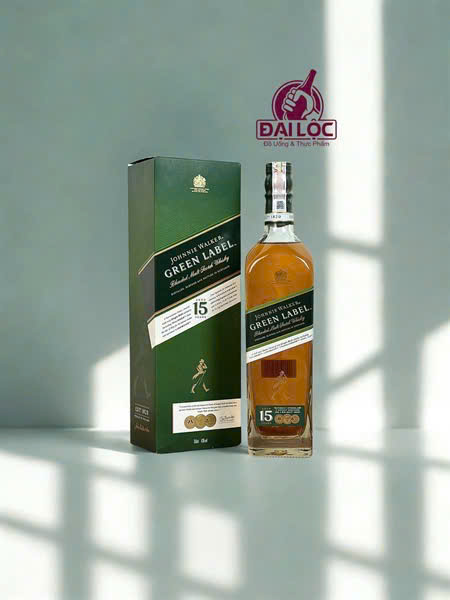 Rượu Johnnie Walker Green Label 15 Years Old: Đỉnh Cao Của Dòng Blended Malt Tại Shop Đại Lộc