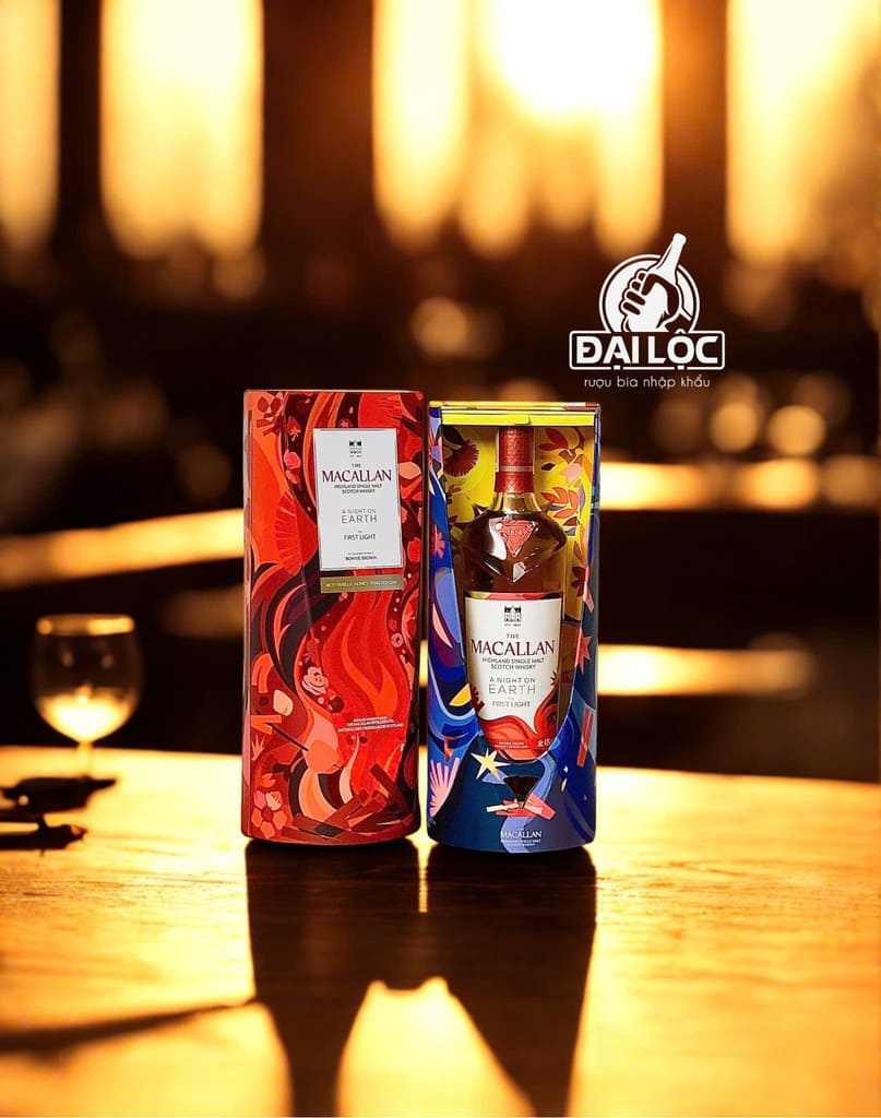 Macallan A Night On Earth được ủ trong sự kết hợp giữa các thùng gỗ sồi Mỹ và Châu Âu chọn lọc