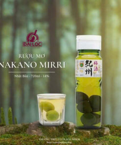 Rượu Mơ Nakano Umeshu Kishu Miiri – Nghệ thuật từ những trái mơ Kishu