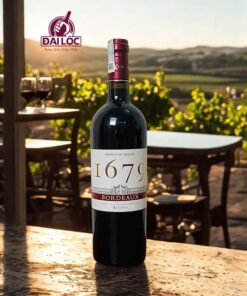 Chai rượu vang Pháp 1679 Bordeaux Rouge 14% niên vụ 2022 tại Shop Đại Lộc