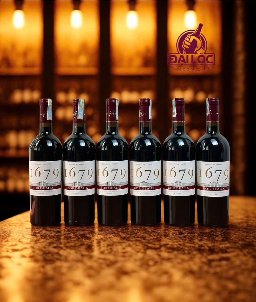 Rượu Vang Pháp 1679 Bordeaux Rouge 14% (2022) Chính Hãng | Shop Đại Lộc Rượu Vang Pháp 1679 Bordeaux Rouge 14% (2022)