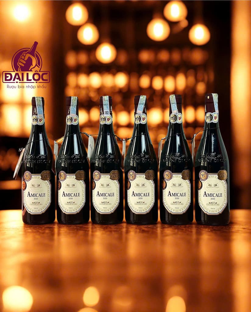 Vang Ý Amicale Rosso Veneto 14% 6 chai