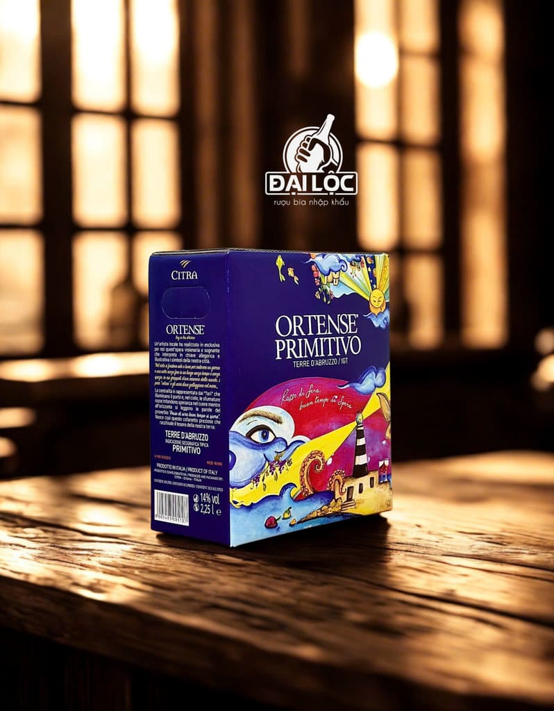 Vang Bịch Citra Ortense Primitivo Terre 2,25L