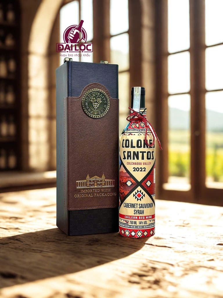 Rượu Vang Chile Colores Santos 14% 750ml Rượu vang Chile Colores Santos 14%