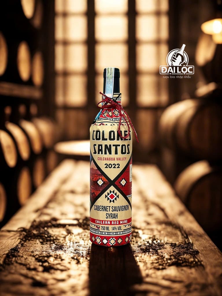 Rượu Vang Chile Colores Santos 14% 750ml Vang Colores Santos chính hãng