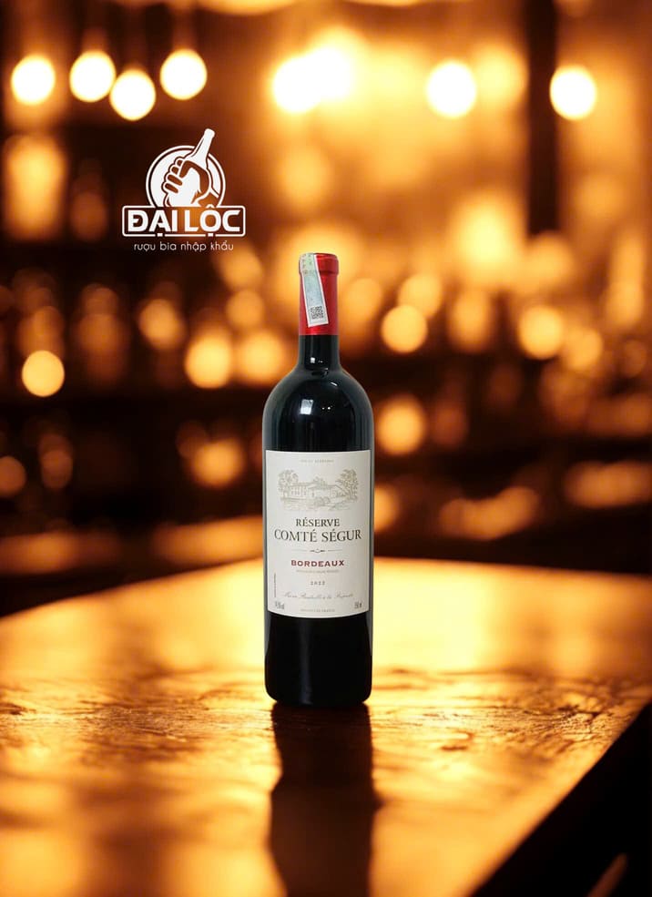 Rượu Vang Pháp Comte Segur Reserve Bordeaux 14,5% Rượu Vang Comte Segur Reserve Bordeaux 14,5%: