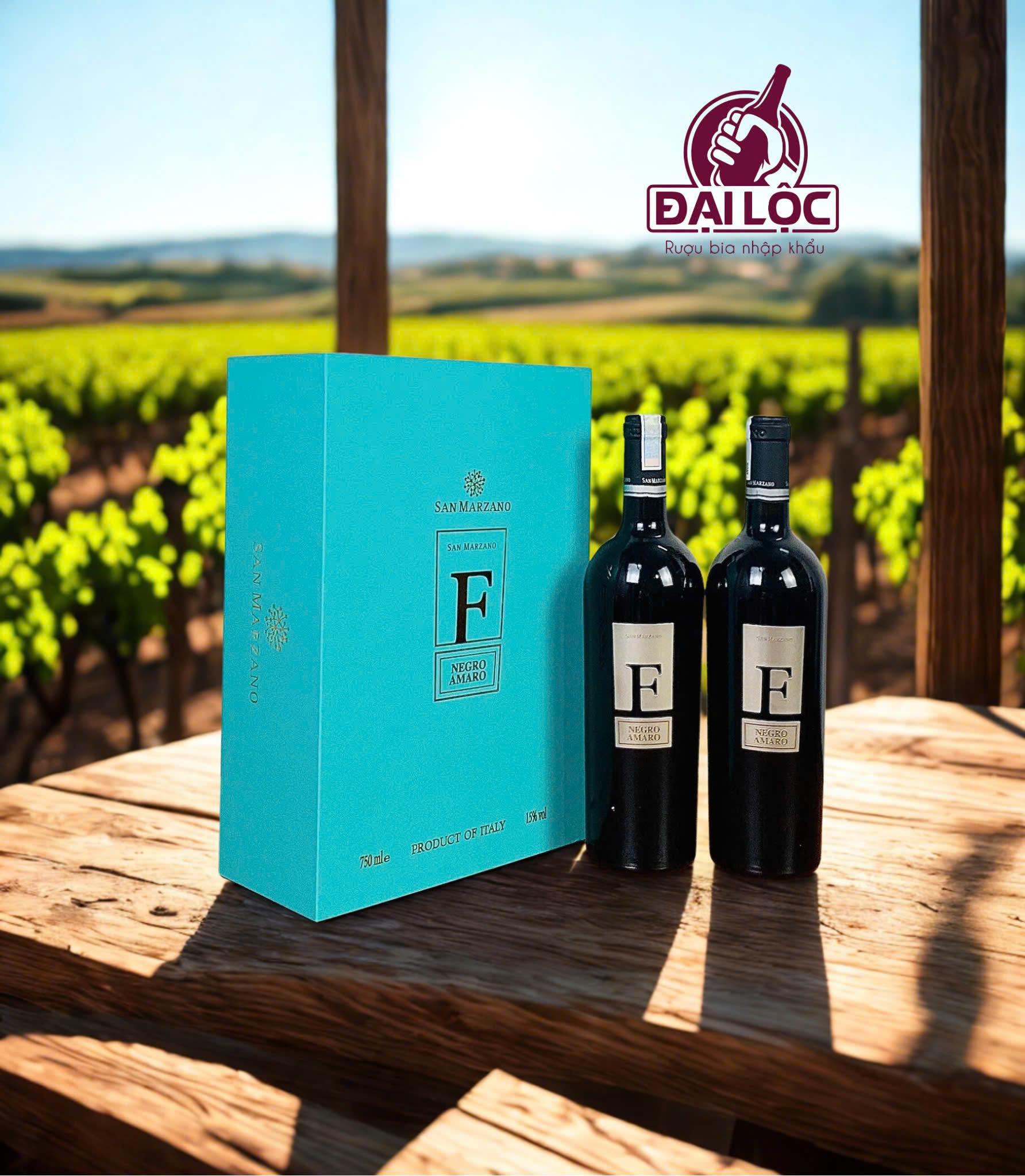 Rượu vang F Negroamaro 15%