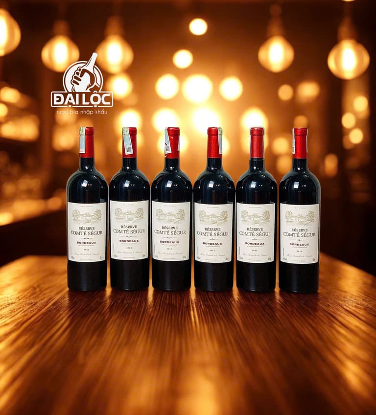 Rượu Vang Pháp Comte Segur Reserve Bordeaux 14,5% rượu vang Pháp Comte Segur Reserve Bordeaux 14,5%