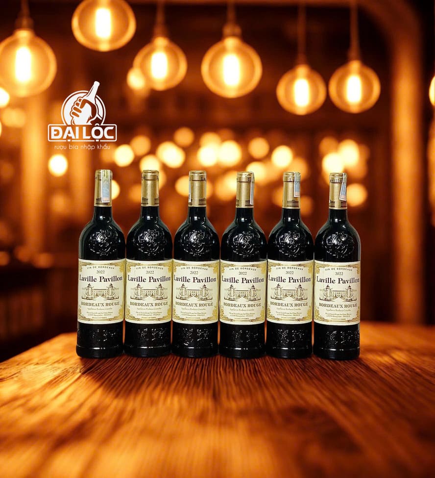 Rượu Vang Laville Pavillon Bordeaux Rouge 13,5%