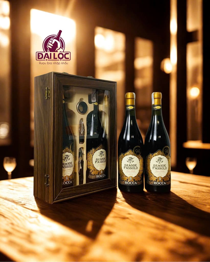 Rượu Vang Ý Grande Passolo Rosso Salento 14,5% | Shop Đại Lộc